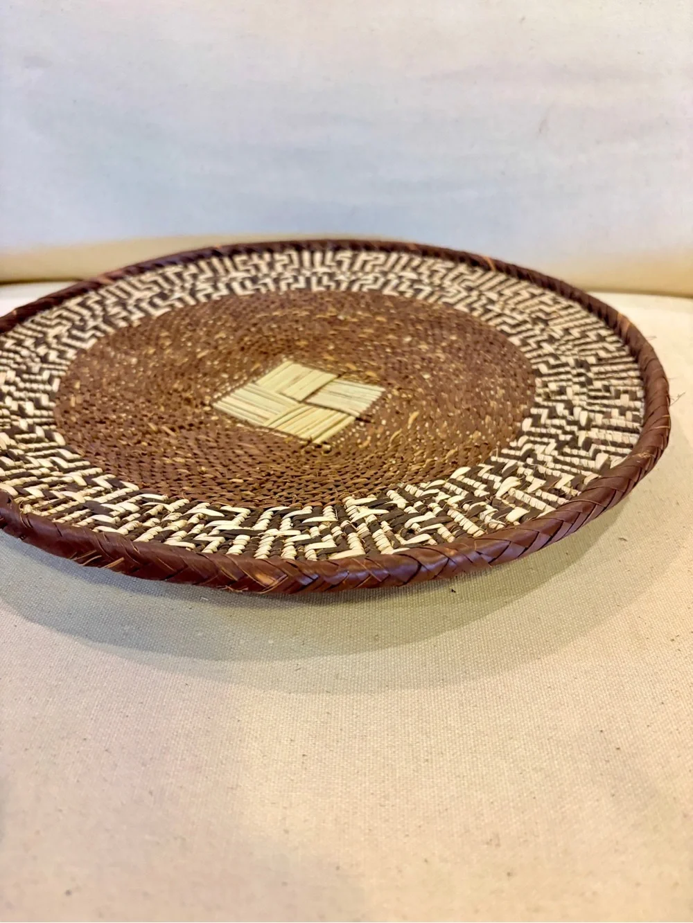 NEW Africa Woven Basket. Made by the Binga people of Zambia/Zimbabwe